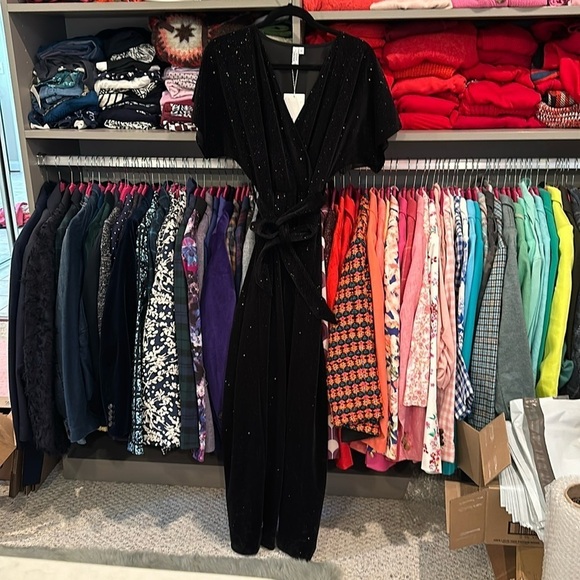 & Other Stories Pants - & Other Stories NWT black glitter jumpsuit